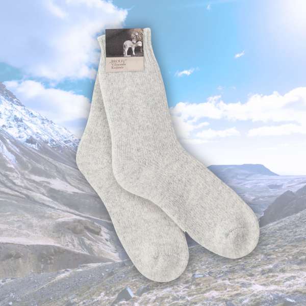 Merino Socken (hellgrau)